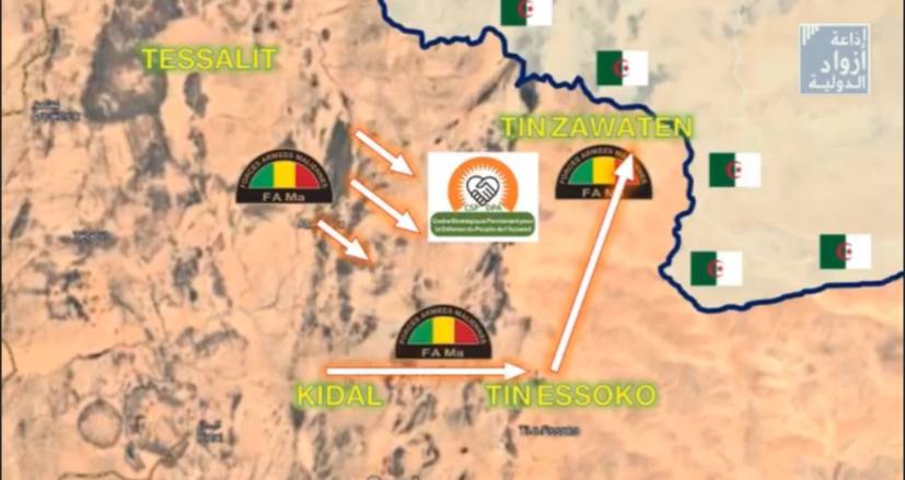 Russo-Malian Convoy Faces Difficulties en Route to Tinzaouaten