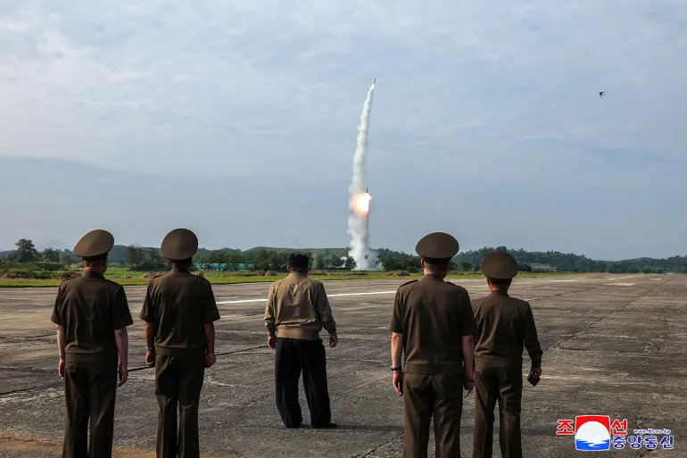 North Korea Launches Cruise Missiles As Trump Heads To South Korea